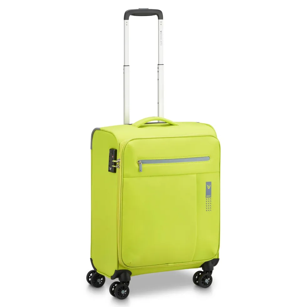 Trolley Cabina Semirigido 4 Ruote RONCATO Linea Lite Soft colore Cyber Lime