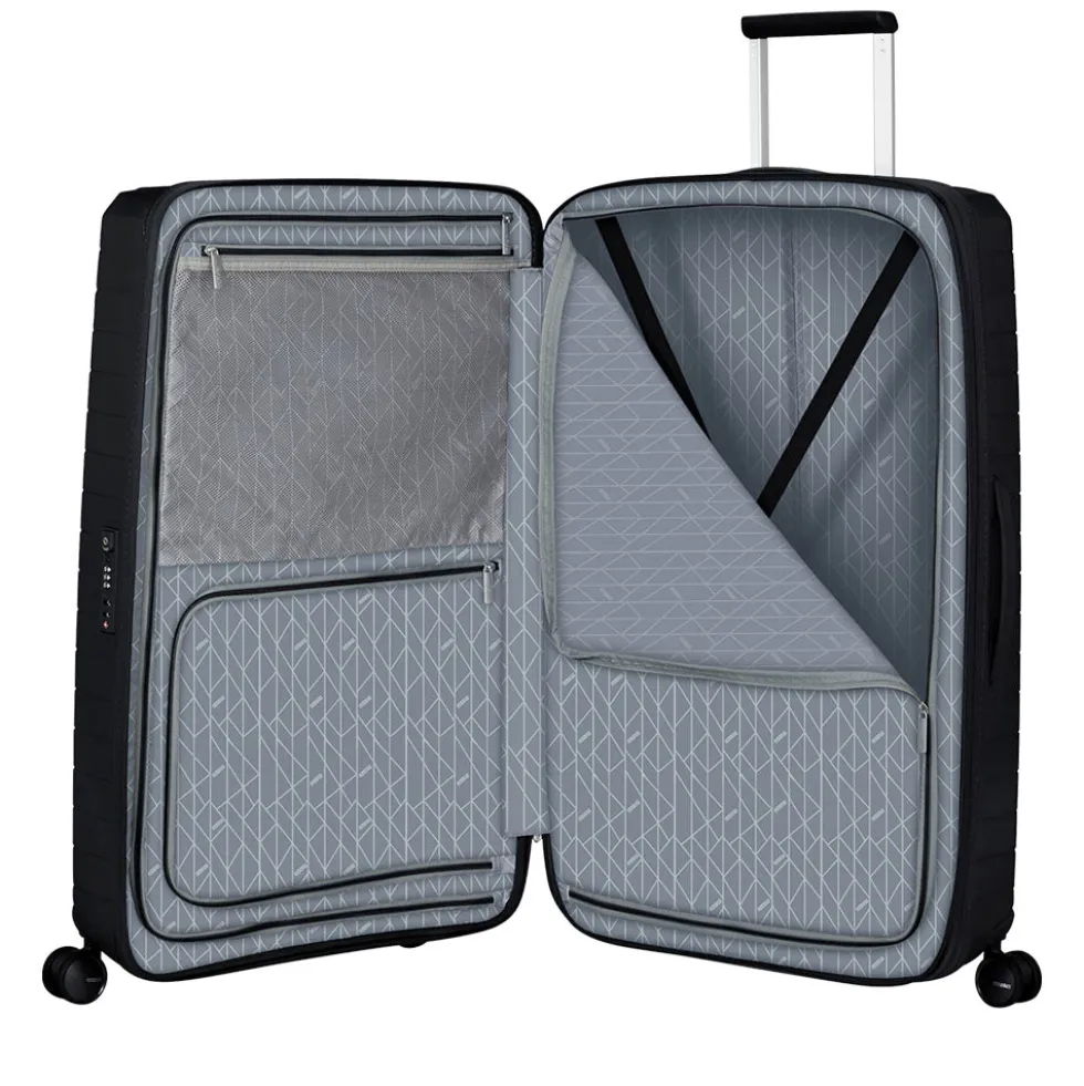 Trolley Grande Rigido Espandibile 4 Ruote AMERICAN TOURISTER linea FastForward colore Flash Black