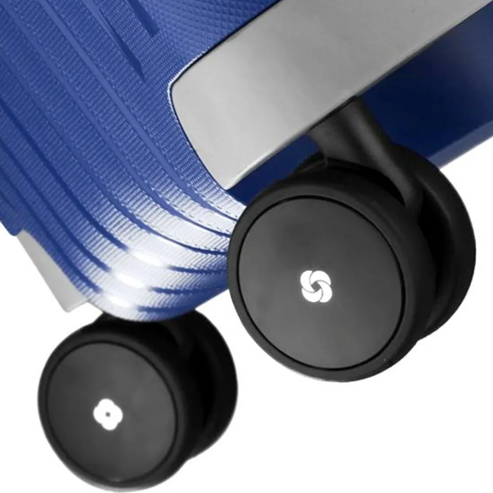 Trolley Grande Rigido 4 Ruote SAMSONITE linea S'Cure Blu