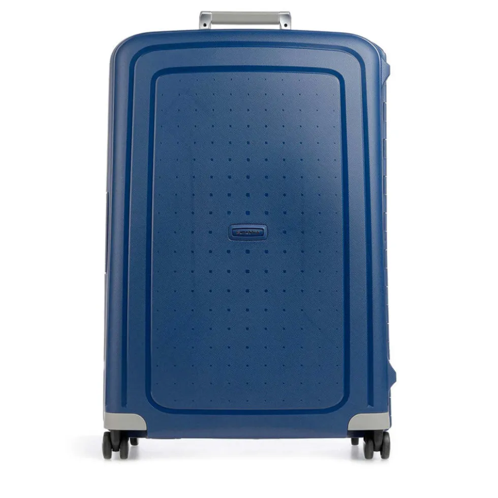 Trolley Grande Rigido 4 Ruote SAMSONITE linea S'Cure Blu