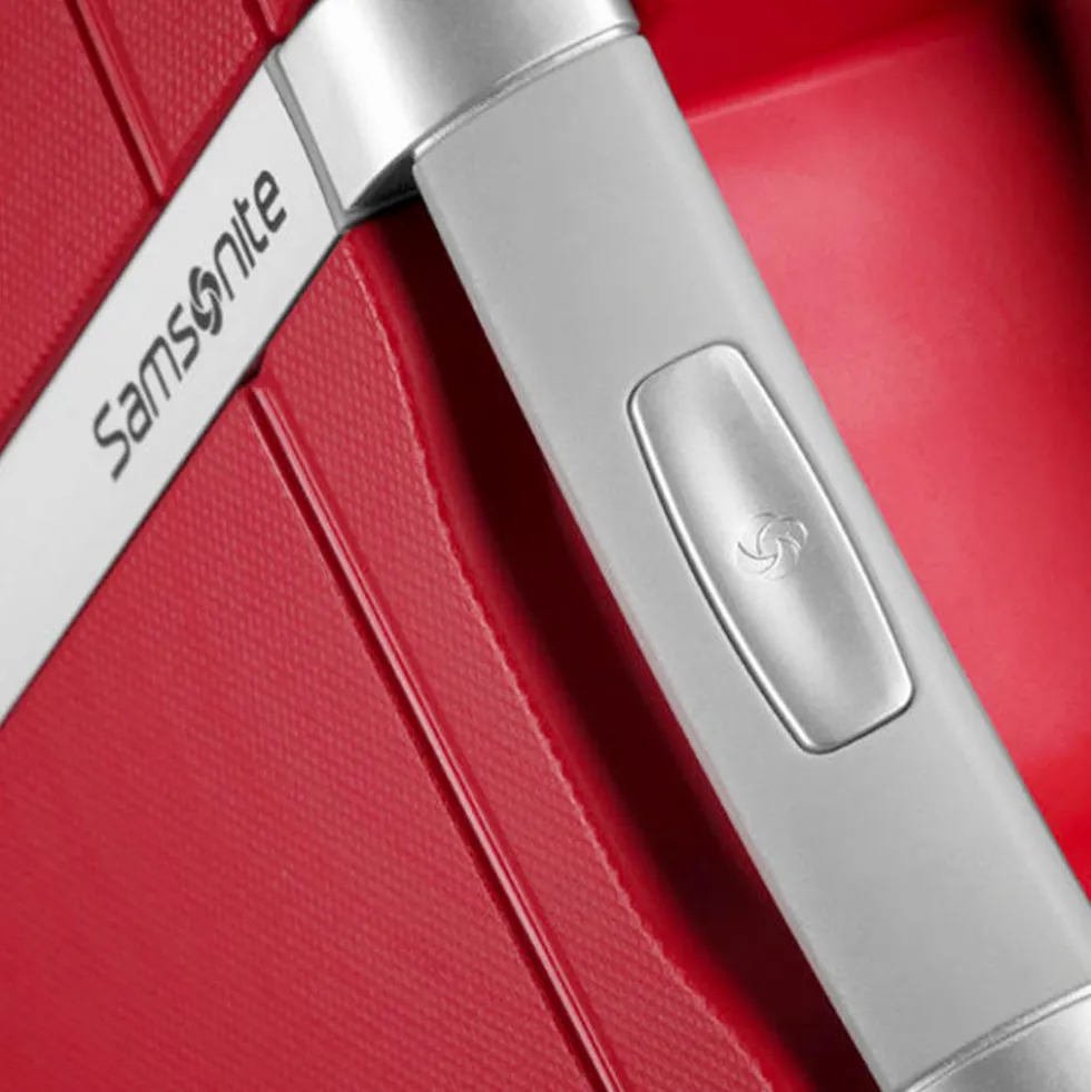Trolley Grande Rigido 4 Ruote SAMSONITE linea S'Cure Rosso