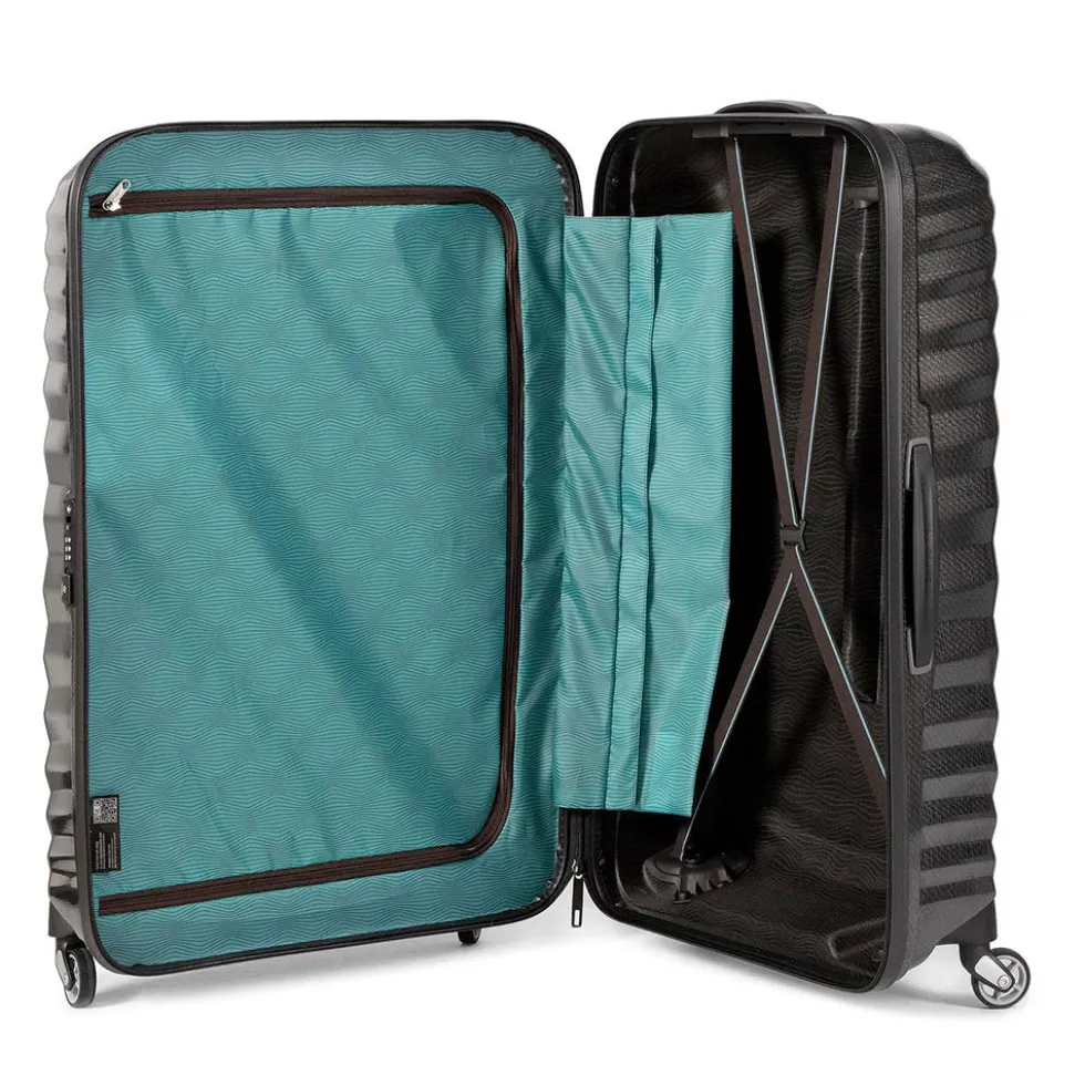 Trolley Grande Rigido 4 Ruote SAMSONITE linea Lite-Shock Nero
