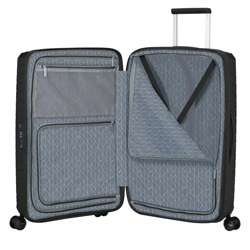 Trolley Medio Rigido Espandibile 4 Ruote AMERICAN TOURISTER linea FastForward colore Flash Black