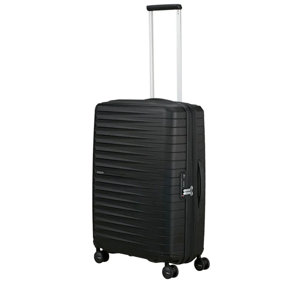 Trolley Medio Rigido Espandibile 4 Ruote AMERICAN TOURISTER linea FastForward colore Flash Black