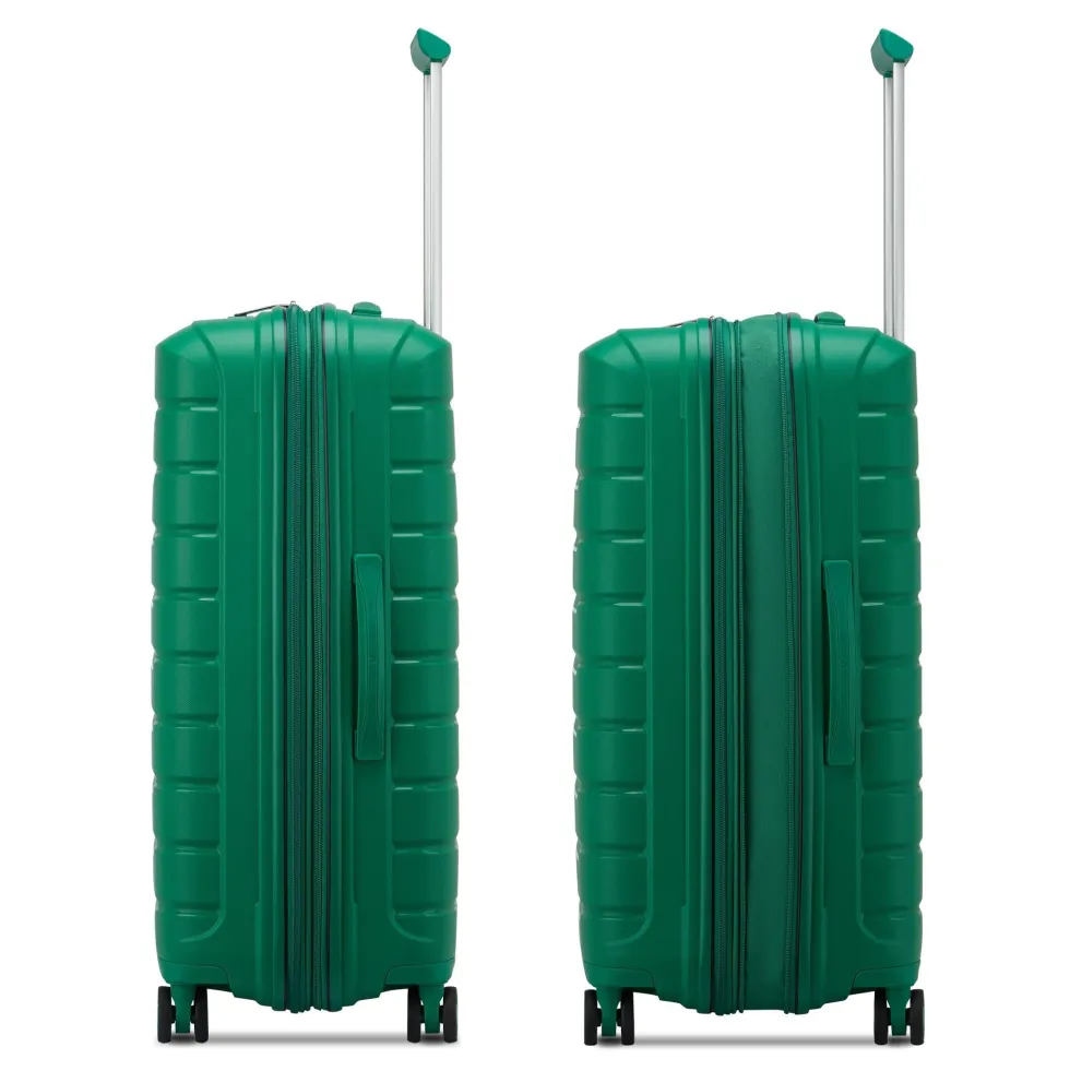 Trolley Rigido Medio Espandibile 4 Ruote RONCATO Linea B-Flying colore Verde Brillante