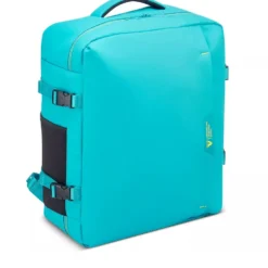 Zaino da Viaggio Underseat RONCATO linea Wanderline in Tessuto Gommato Turchese