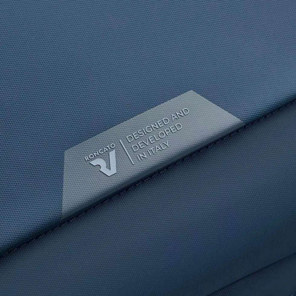 Zaino da Viaggio Underseat RONCATO linea Wanderline in Tessuto Gommato Blu Notte