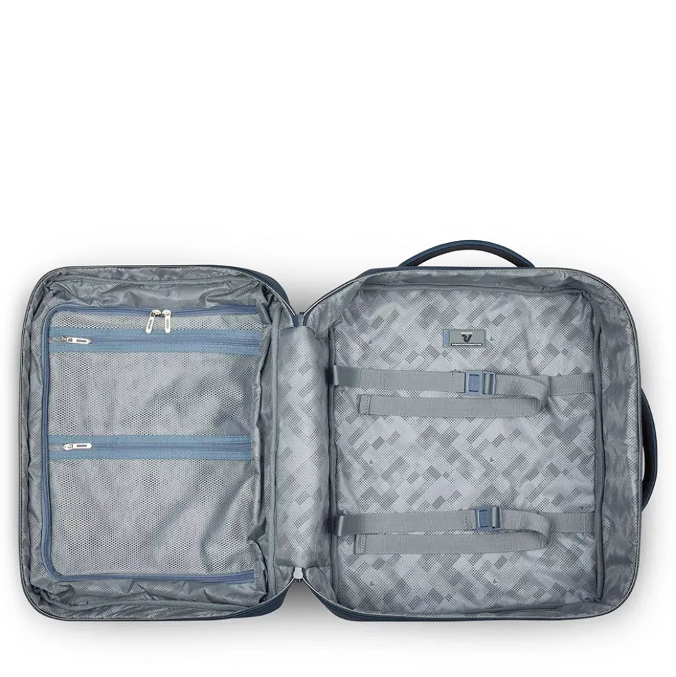 Zaino da Viaggio Underseat RONCATO linea Wanderline in Tessuto Gommato Blu Notte