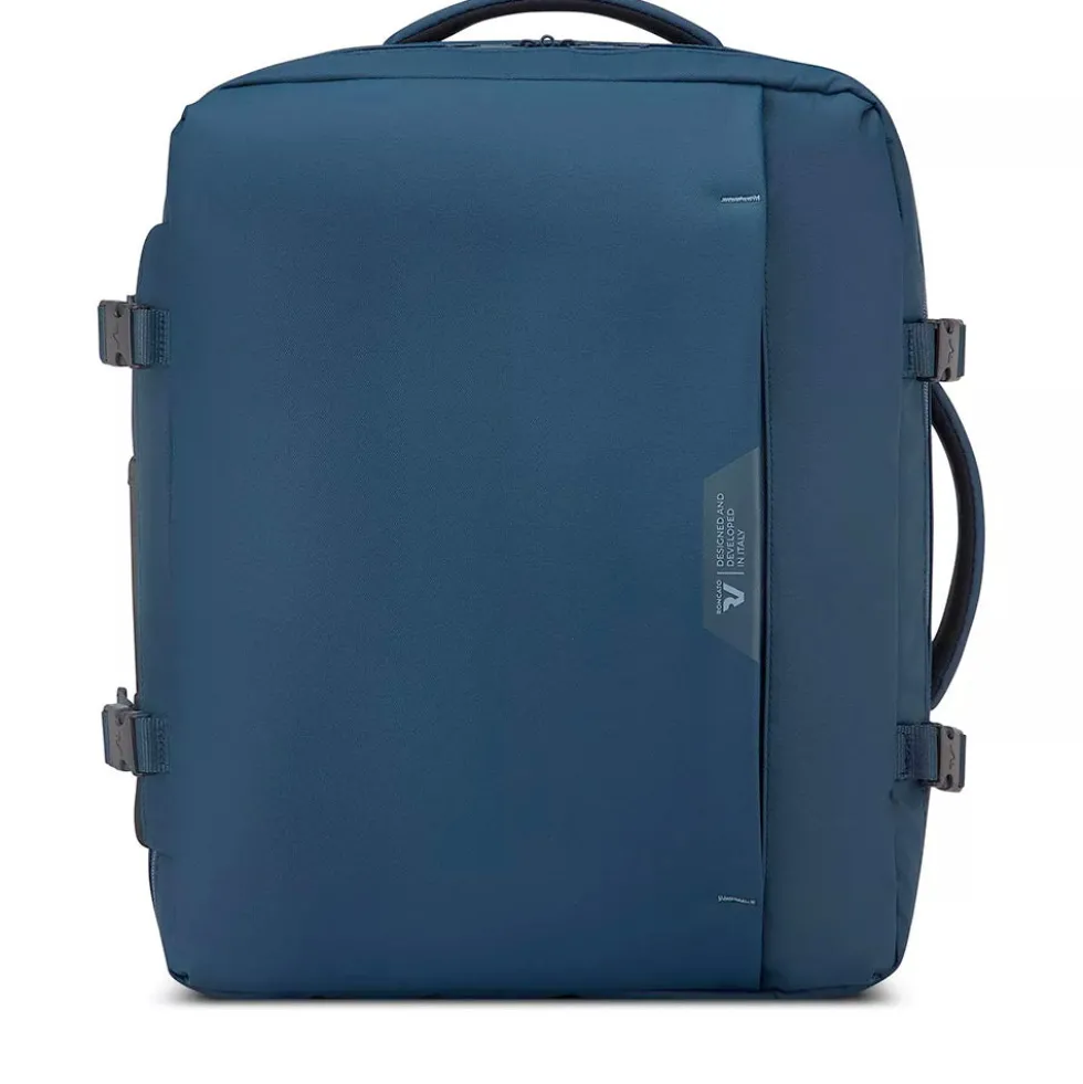 Zaino da Viaggio Underseat RONCATO linea Wanderline in Tessuto Gommato Blu Notte