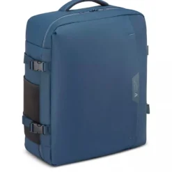 Zaino da Viaggio Underseat RONCATO linea Wanderline in Tessuto Gommato Blu Notte