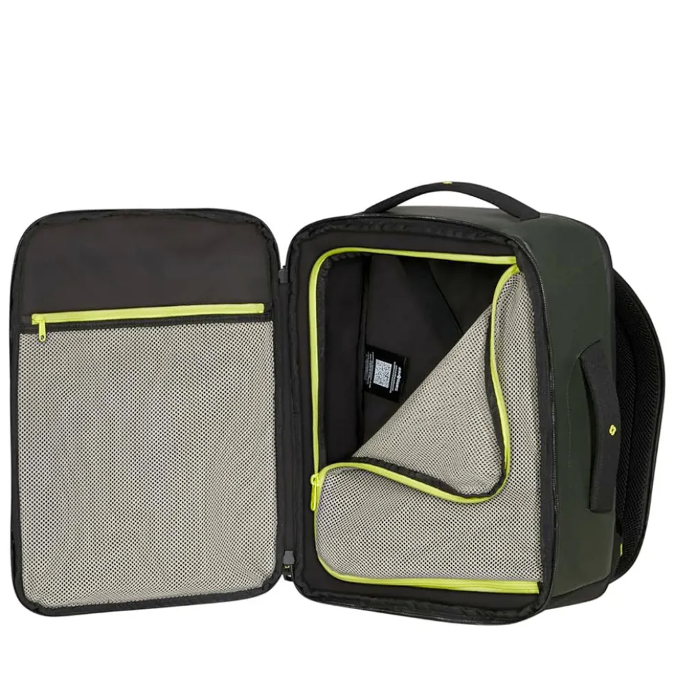 Zaino da Viaggio Underseat SAMSONITE linea Paradiver Light in Tessuto Gommato Verde