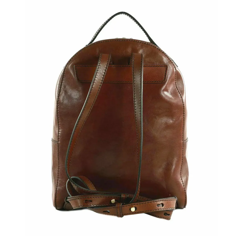 Zaino Donna Grande THE BRIDGE linea Gloria in Pelle Marrone