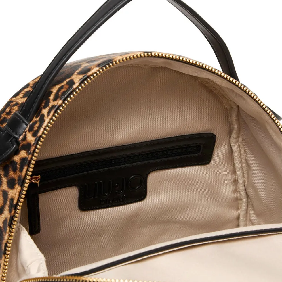 Zaino Donna LIU JO effetto Bottalato stampa Animalier