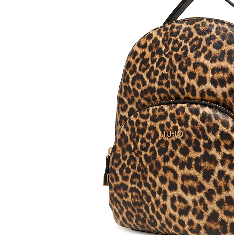 Zaino Donna LIU JO effetto Bottalato stampa Animalier