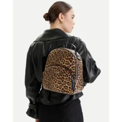 Zaino Donna LIU JO effetto Bottalato stampa Animalier