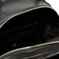 Zaino Donna LOVE MOSCHINO linea Quilted Trapuntato Nero e Nikel