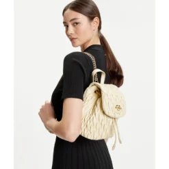 Zaino Donna LOVE MOSCHINO Trapuntato Avorio