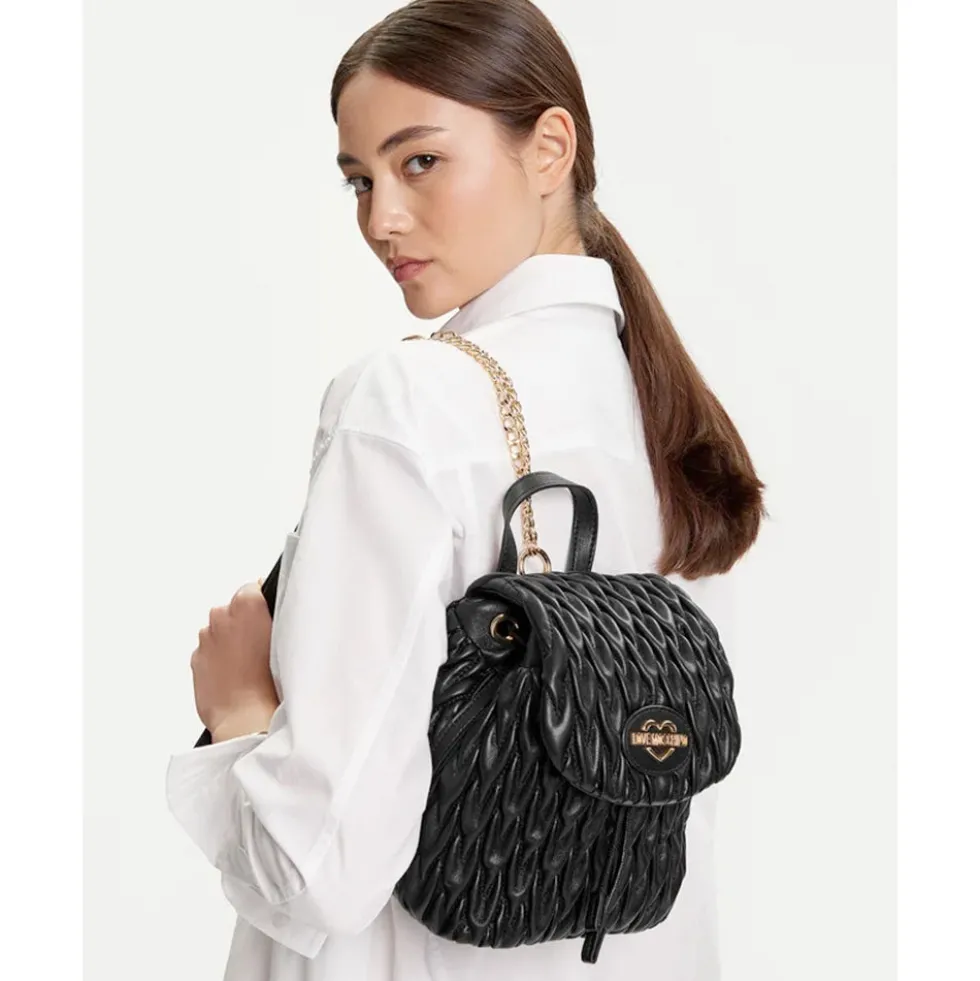 Zaino Donna LOVE MOSCHINO Trapuntato Nero