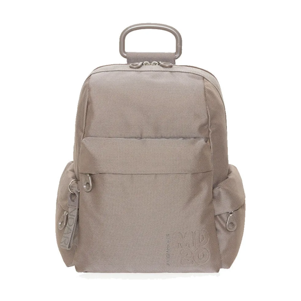 Zaino Donna Mandarina Duck in Tessuto Linea MD20 Colore Taupe Misura Grande