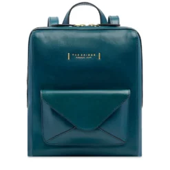 Zaino Donna THE BRIDGE linea Frida in Pelle Blu Pavone