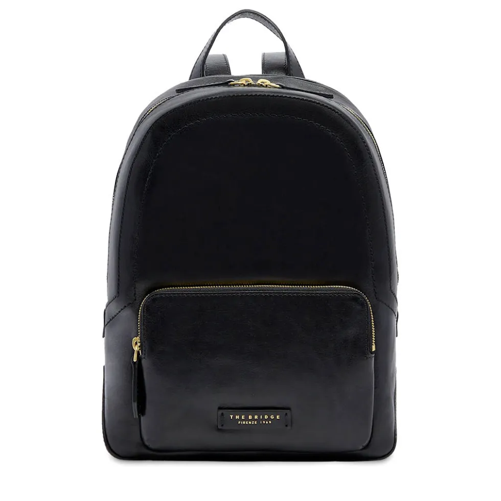 Zaino Donna THE BRIDGE linea Larissa in Pelle Nera