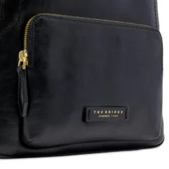 Zaino Donna THE BRIDGE linea Larissa in Pelle Nera