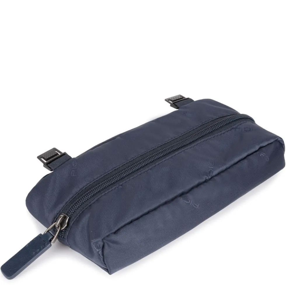 Zaino PIQUADRO Porta Pc 14" Collezione Macbeth Pelle e Tessuto CA5316S115 Blu