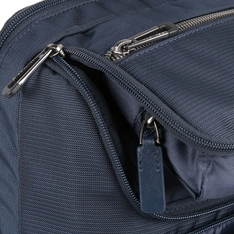 Zaino PIQUADRO Porta Pc 14" Collezione Macbeth Pelle e Tessuto CA5316S115 Blu