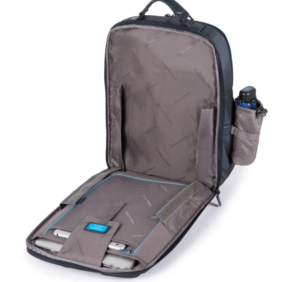 Zaino Porta Pc 15.6" e iPad PIQUADRO linea Pulse P16 in Tessuto Blu CA4174P16