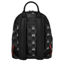 Zaino Small SPRAYGROUND stampa Gray Peeking Character Check Savage