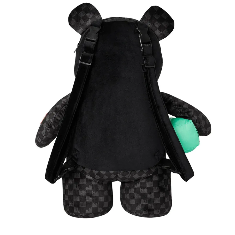 Zaino Teddy Bear SPRAYGROUND stampa Dripping Sharks in Paris Moneybear