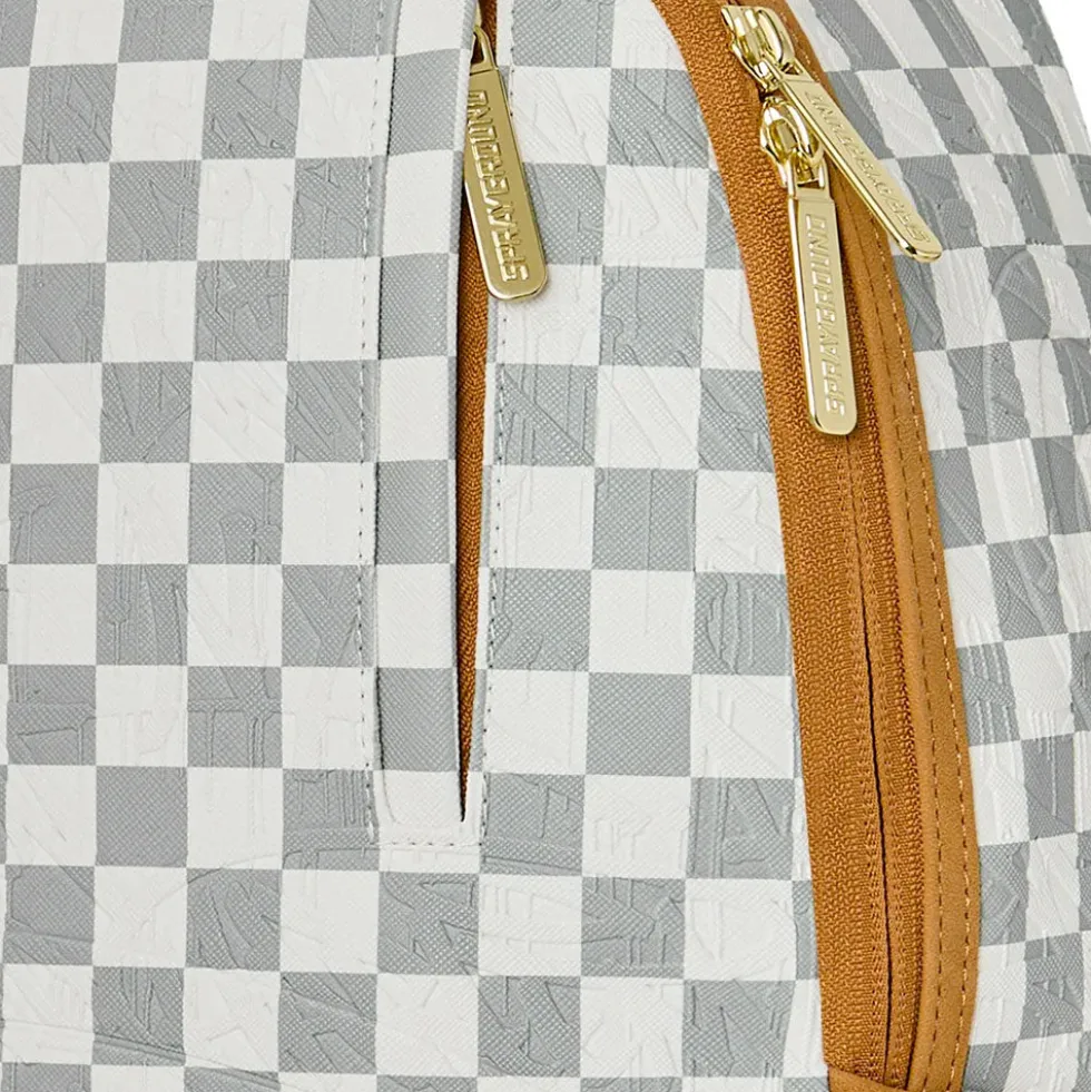 Zaino Unisex SPRAYGROUND stampa 3AM Cream Check DLXSV