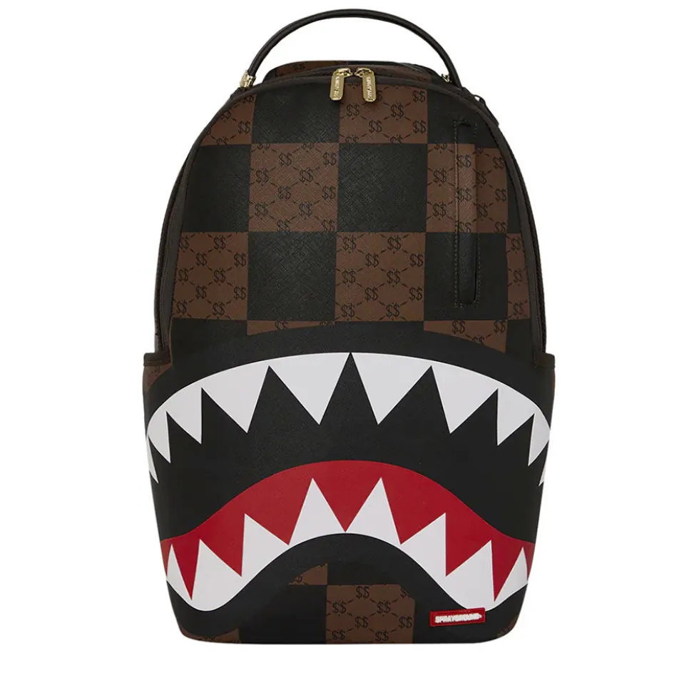 Zaino Unisex SPRAYGROUND stampa Enlarged Checks Paris
