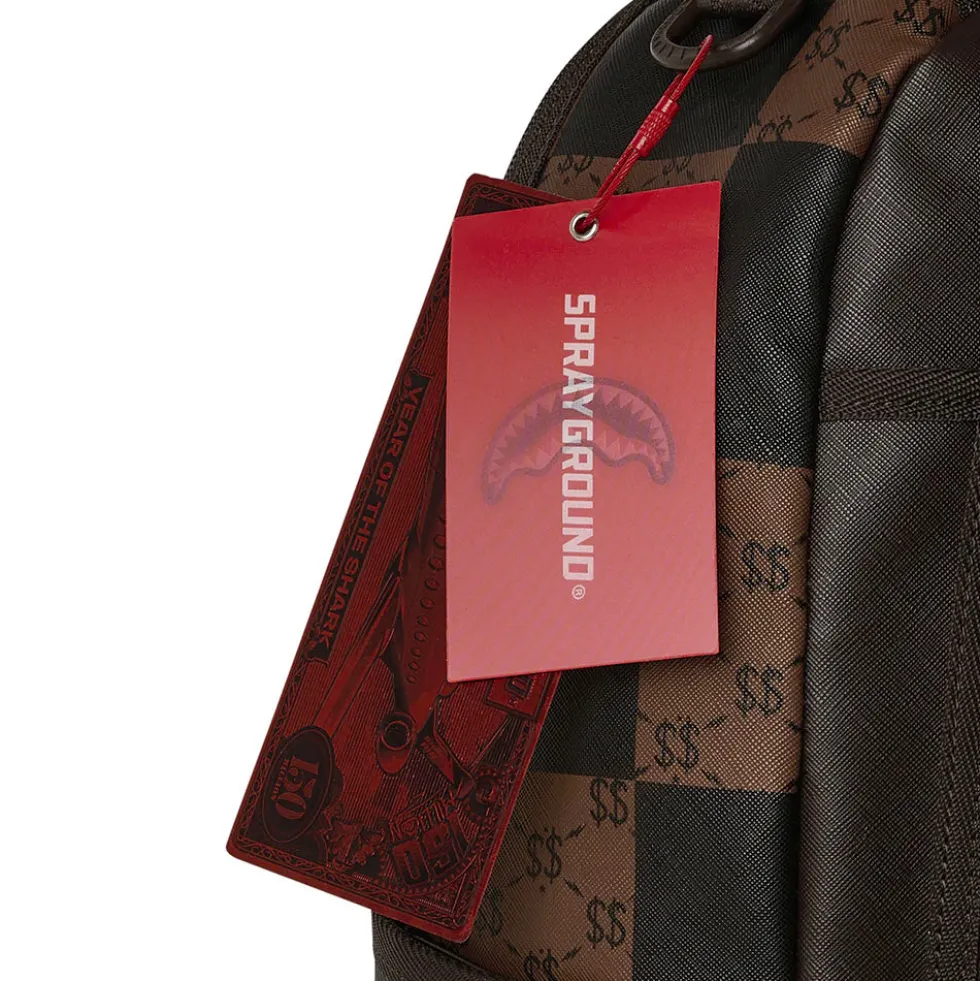 Zaino Unisex SPRAYGROUND stampa Enlarged Checks Paris