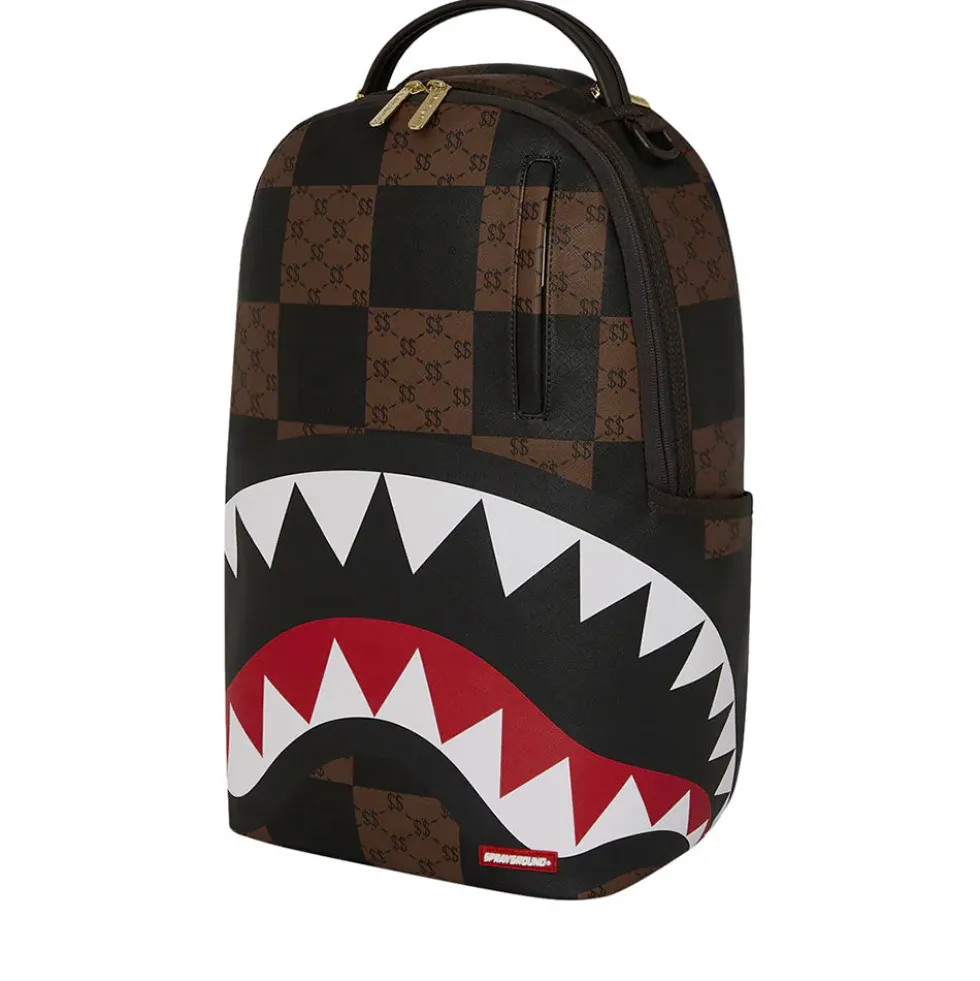 Zaino Unisex SPRAYGROUND stampa Enlarged Checks Paris