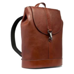 Zaino Uomo con Pattina THE BRIDGE linea Giacomo in Pelle Marrone