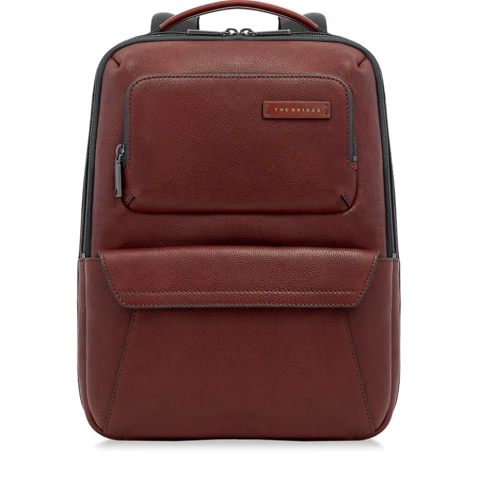 Zaino Uomo THE BRIDGE linea Ludovico in Pelle Marrone