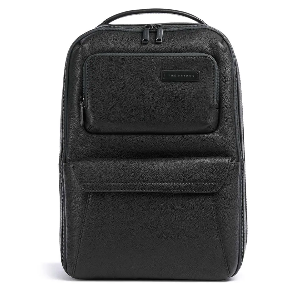 Zaino Uomo Underseat THE BRIDGE linea Ludovico in Pelle Nera